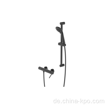 Mattblack Badezimmerhand Duschmixer Schiebbar Set Set